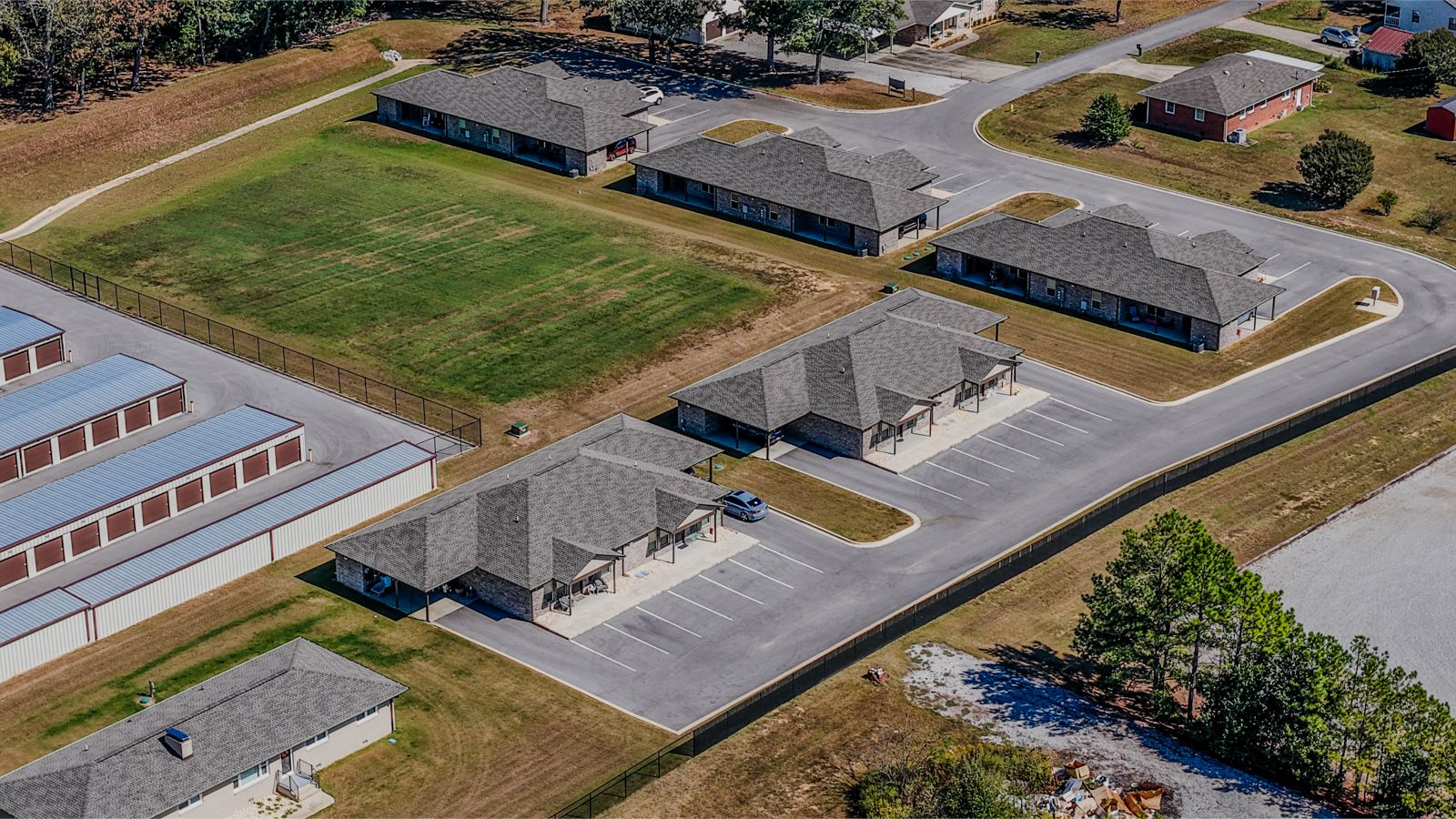 Aerial view of The Oaks at Oak Court